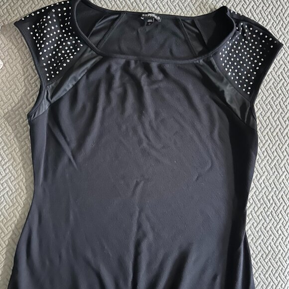 Express Studded Shirt Dress - Picture 1 of 5
